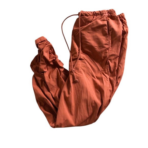 Free People drawstring cotton parachute pants sz XS coral 🪸 - Picture 2 of 9